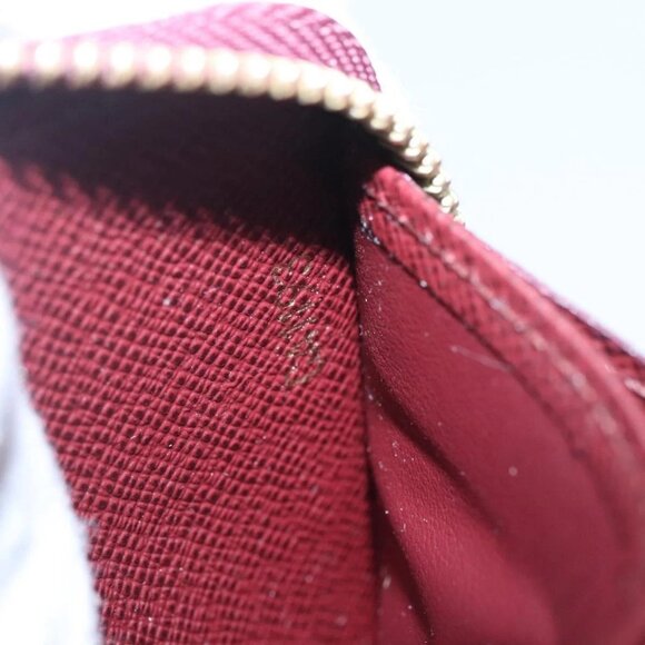 LOUIS VUITTON Damie Payette Zippy Wallet Long Wallet Red - Picture 10 of 16